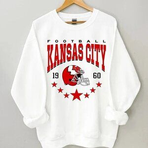 Kansas City Football Unisex Sweatshirt NFL Retro Crewneck Fan Gift 05